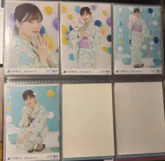 乃木坂46 山下美月 2020.July-II 生写真 浴衣 4種コンプ