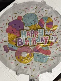 ホイルバルーン　HAPPY BIRTHDAY 5枚セット新品未使用