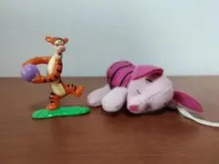 くまのプーさん ティガー ピグレット フィギュア 2体セット