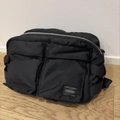 【美品】PORTER ポーター タンカー ウエストバッグ ブラック 吉田カバン