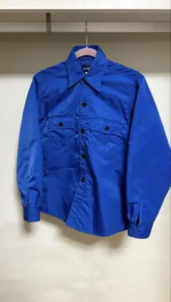 BEAMS M 青 コーチジャケット　ナイロン