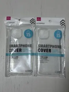 DAISO iPhone 15用 ソフトケース 2個セット