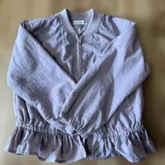 薄紫色 フリル付きジャケット 120
