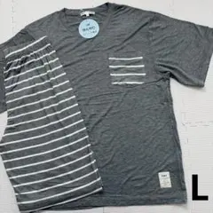 パジャマ　ルームウェア　ナイトウェア　部屋着　寝巻　半袖　ハーフパンツ　メンズ