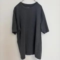 無印良品 半袖Tシャツ チャコールグレー XL