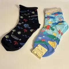 海の生きもの　靴下　ソックス　レディース