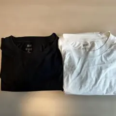 【本日限定特価！】2枚UNIQLO エアリズムコットンUVカットTシャツ長袖