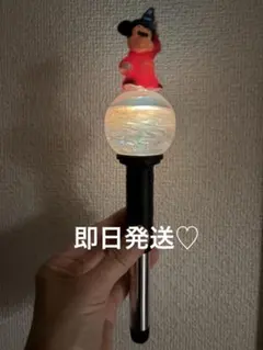 ディズニーランド ミッキー ペンライト スノードーム ステッキ　希少❣️