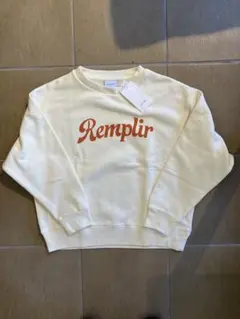 ルヴァンスフル 裏微起毛プリントスウェット Remplir IVORY