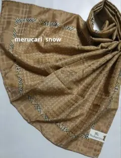 Burberrys 大判ハンカチーフ　スカーフ 　シルク＆コットン