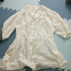 LOWRYS FARM　ホワイト長袖シャツ