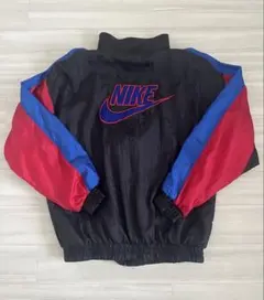 希少 90's vintage old nike ナイロンジャケット　白タグ　黒