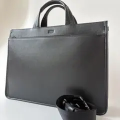 【極美品】 タケオキクチ ブリーフケース ビジネス 2WAY ショルダー A4可