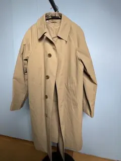 ユニクロ 2WAYステンカラーコート ベージュ S