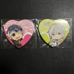 アイナナ 百 千 ハート型缶バッジセット リバーレ
