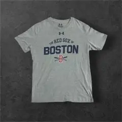 美品　アンダーアーマー MLB レッドソックス Tシャツ M コットン　綿　半袖