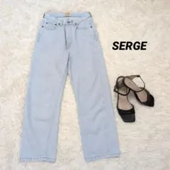 百々千晴×SERGE dodo jean アイスブルー　クロップド 23のサムネイル