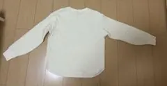 UNIQLO ワッフルクルーネック長袖Tシャツ Mサイズ クリーム