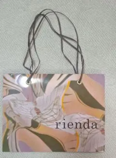 最終❗rienda ♥️リエンダ　ショップ袋 　ショッパー　サブバッグ　レアのサムネイル