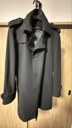 【値下げ！Lサイズ】バーバリーブラックレーベル トレンチコート ライナー付 黒