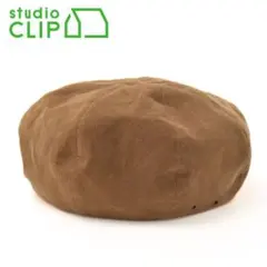 studio CLIP スタディオクリップ ベレー帽 帽子 茶 コーデュロイ