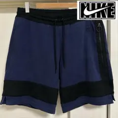 ★人気★ NIKE ナイキ スウェットパンツ ショート丈 L 濃紺 即購入OK
