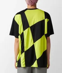 新品 コムデギャルソンオムプリュス 半袖Tシャツ PLUS ブラック イエロー