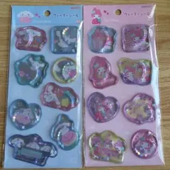 サンリオ ウォーターシール　シナモン　シナモロール　マイメロ　2種　サンスター