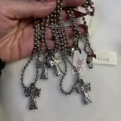 シルバー 十字架 ペンダント ネックレスセット4点