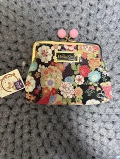 ハローキティ がま口財布 和柄 新品 キティちゃん