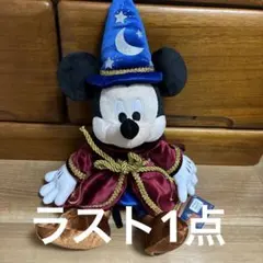 香港ディズニー　ミッキーマウス　魔法使いの弟子ぬいぐるみ ショルダーバッグ