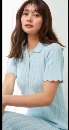 Herlipto(FOR HER) Scalloped Polo Dress