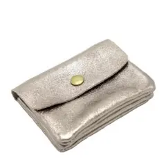大人気！小銭入れ イタリア製 本革 コインケース ブロンズ