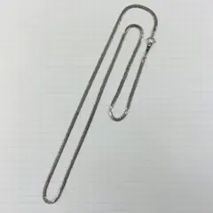 プラチナ850 喜平ネックレス 6面ダブル