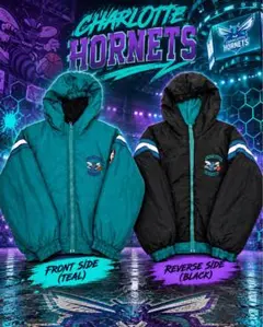 90s PRO PLAYER NBA ホーネッツ リバーシブル ジャケット XL