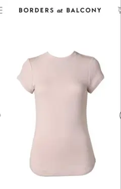 borders ボーダーズ active day RIB TEE ピンクのサムネイル