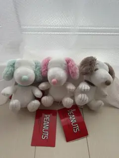 PEANUTS スヌーピー ぬいぐるみ 3体セット