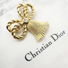 3088 極美品✨Dior ブローチ CD ロゴ 希少 刻印 - メルカリ