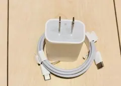 【Apple純正】Apple 20W USB-C充電器と編み込み式ケーブル