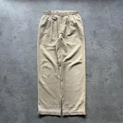 ラルフ リネンシルク パンツ 36 アイボリー ホワイト 古着 ワイド