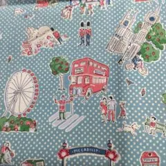 CathKidston　ラブリーロンドン　KOKKA　綿キャンバス生地