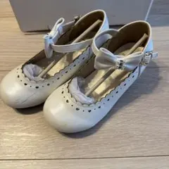 anyfam ホワイトフォーマルシューズ 19.0