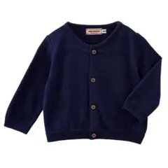 新品未使用品 ミキハウス ネイビー カーディガン