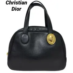 極美品 DIOR ディオール ヴィンテージ CD金具 レザー　ハンドバッグ