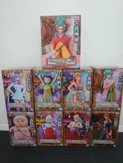 ワンピース DXF ワノ国 プライズフィギュア 9体 まとめ売り