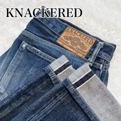 HEATH KNACKERED セルビッジ ボタンフライ ストレート デニム