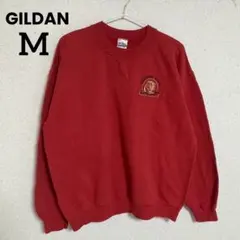 古着 GILDAN USアメフトチーム スウェット レッド M