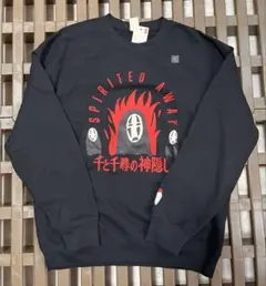 美品 海外限定 UNIQLO 千と千尋の神隠し カオナシ スウェット L 宮崎駿 