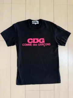 CDG COMME des GARCONS black pink tee M