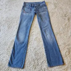 【Y2K】DIESEL ディーゼル フレアデニム ブーツカット ローライズ 美脚のサムネイル